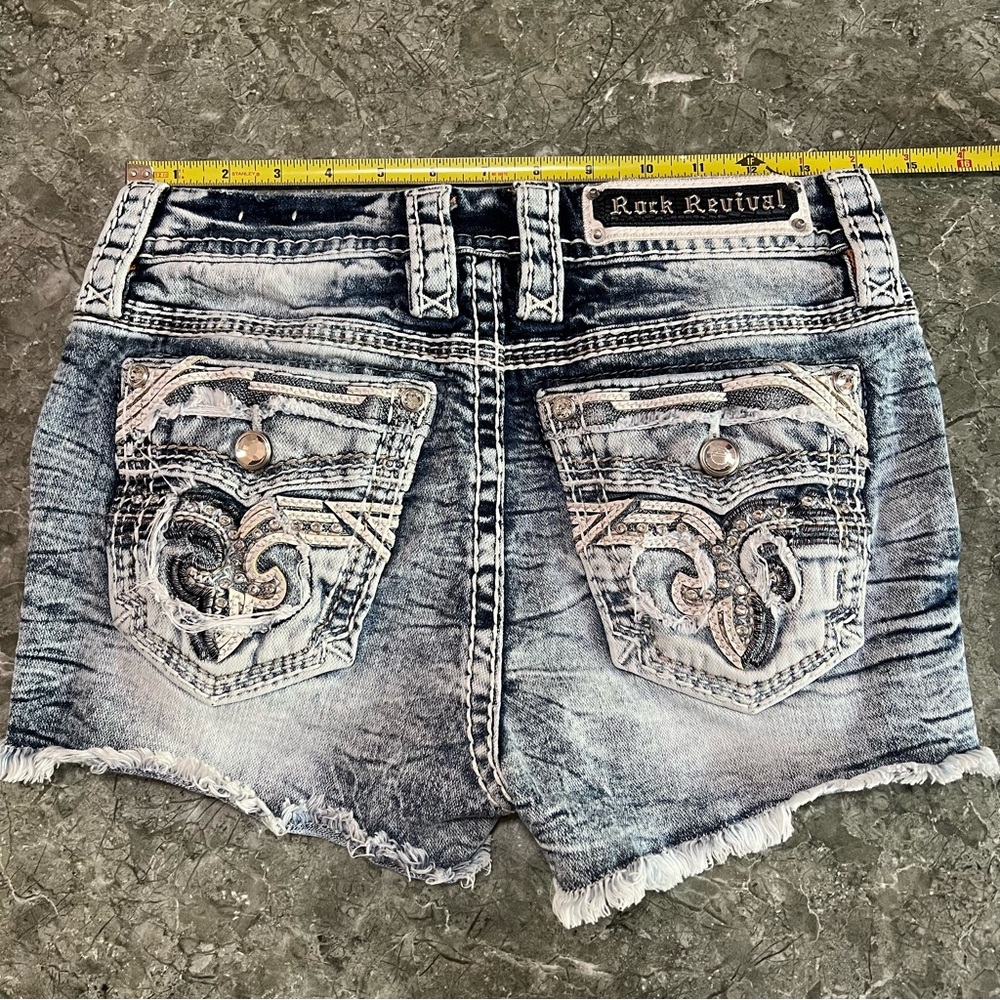 Rock Revival Denim Shorts 26
